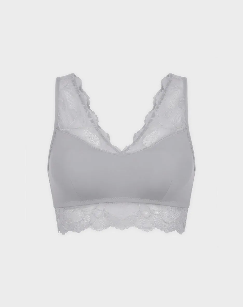 René Rofé Red Carpet reggiseno comfort grigio in pizzo