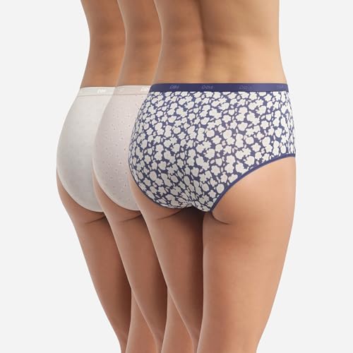 DIM Les Pockets culotte donna x3 cotone rosa S