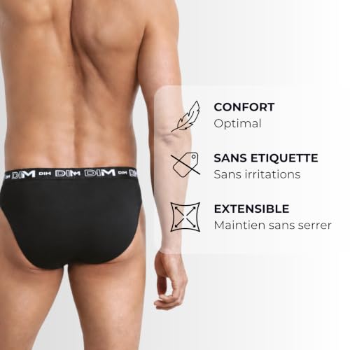 DIM Slip Uomo Cotone Elasticizzato Confezione da 5 Comfort
