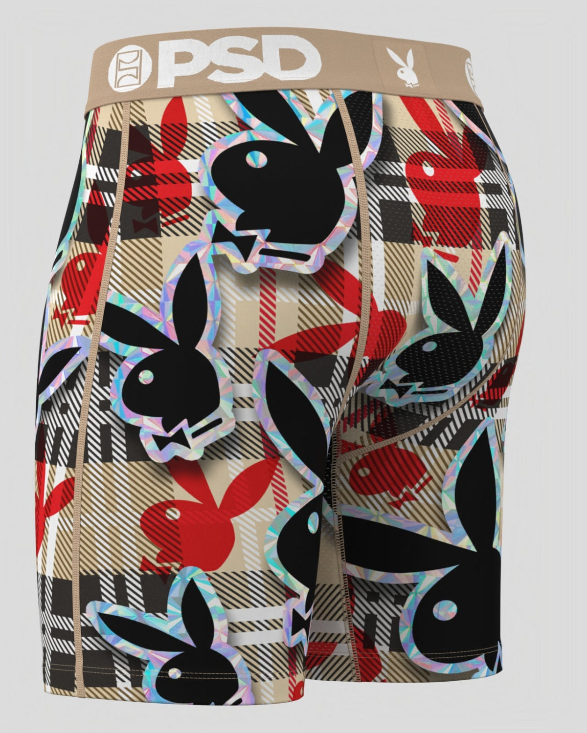 Playboy x PSD Checkmate boxer uomo microfibra multicolore