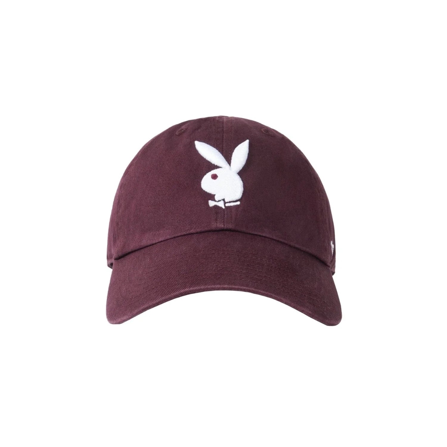 Playboy 47 Brand Adjustable Dad Hat cappello bordeaux