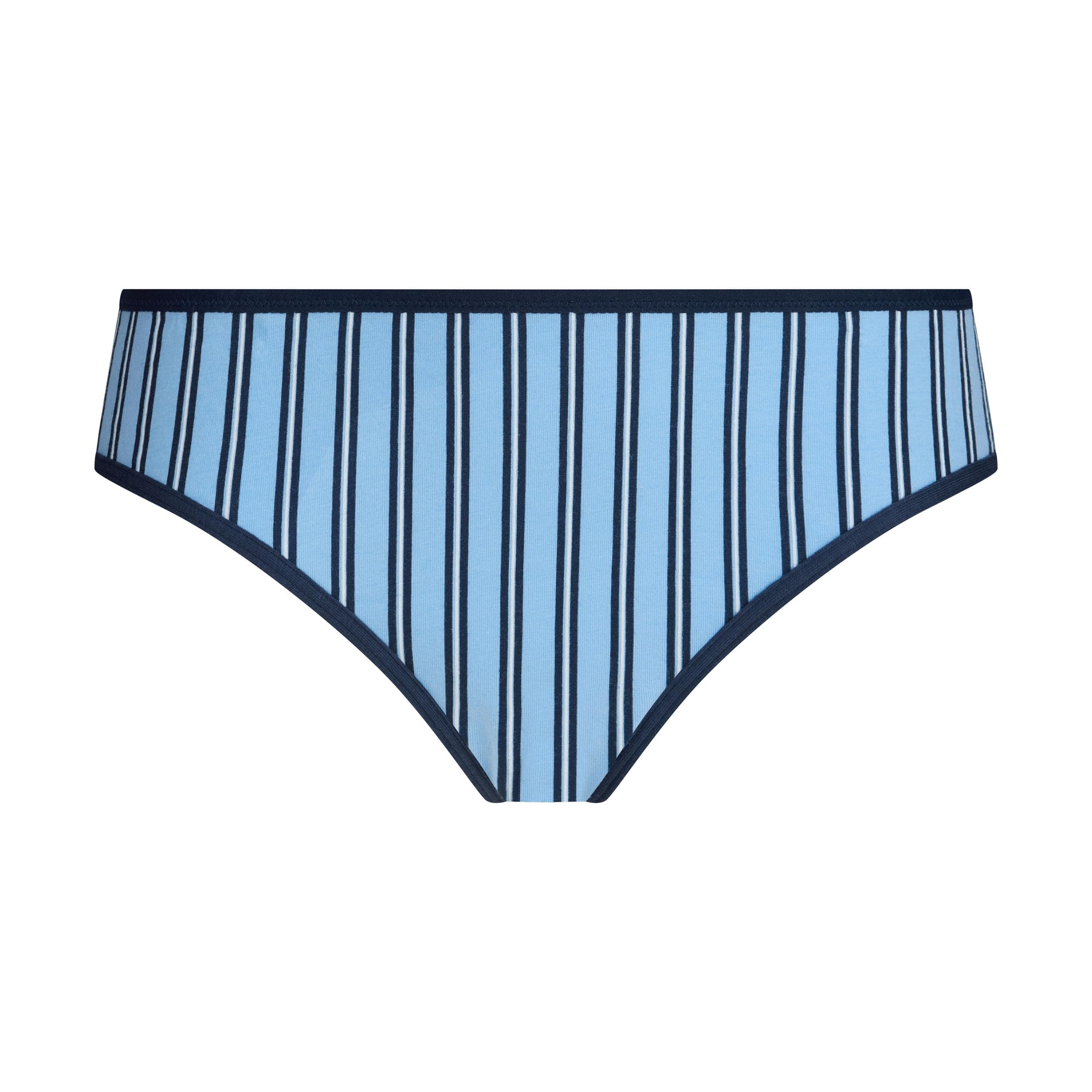 DIM tanga donna cotone invisibile seconda pelle blu
