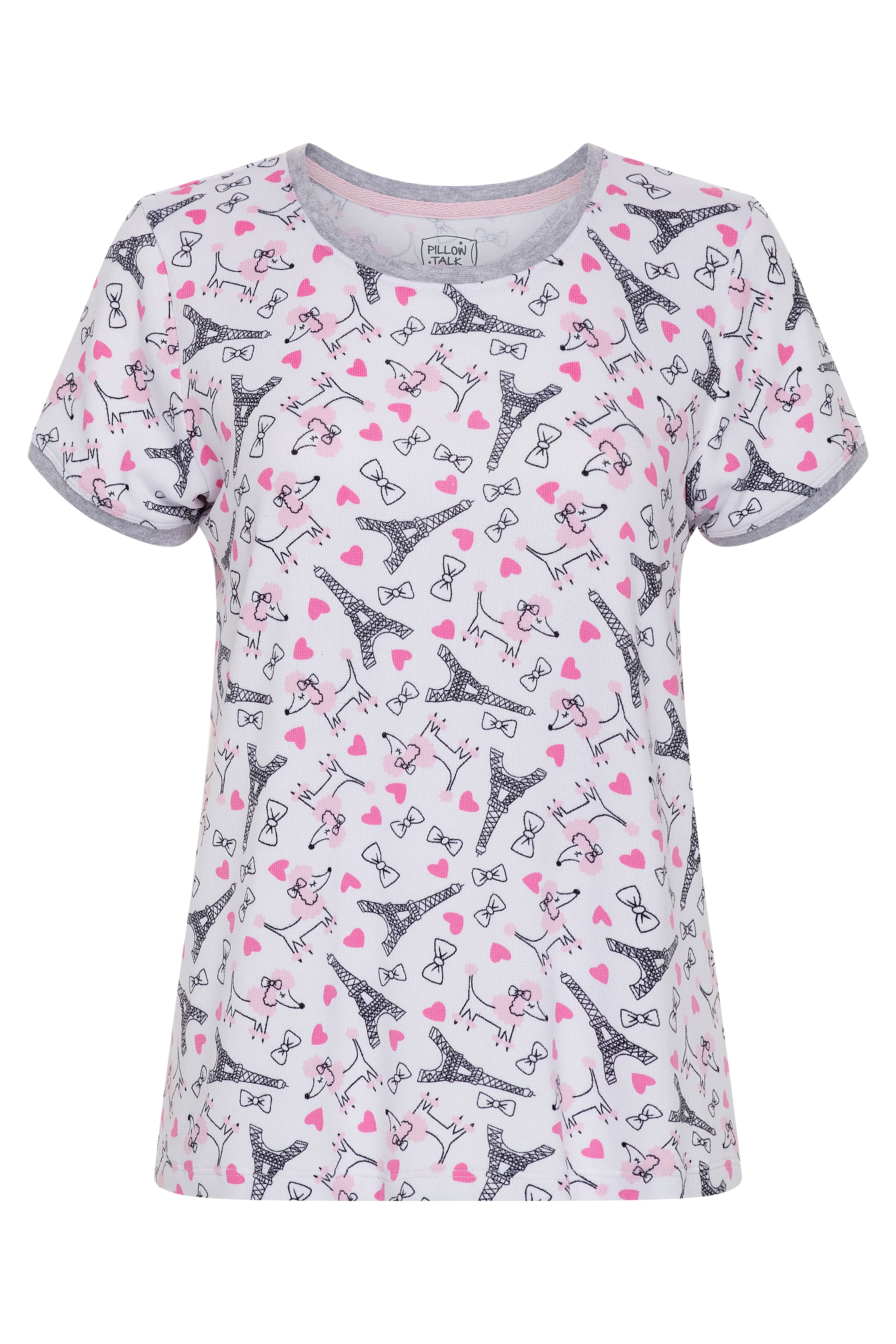 René Rofé Hacci Jogger Set maniche corte tuta casa 2 pezzi leggera