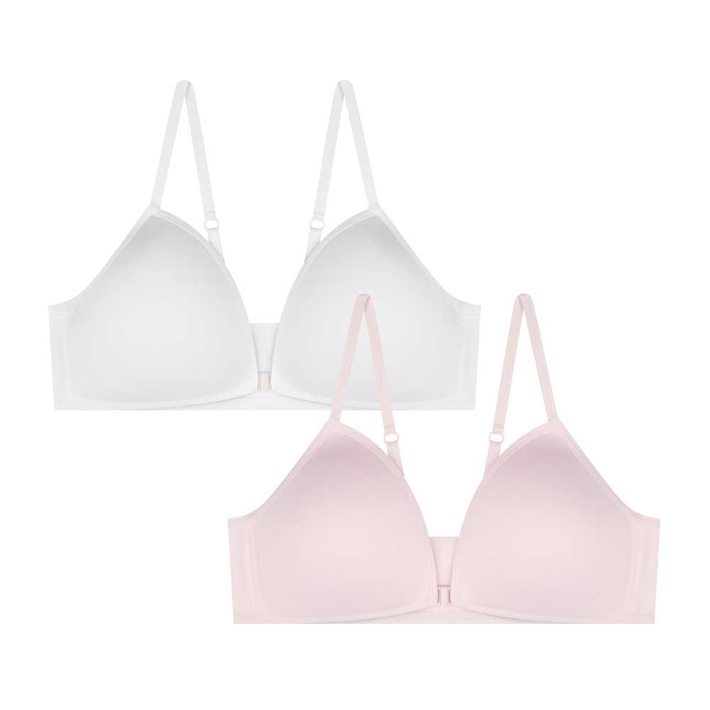 René Rofé Wireless reggiseno senza ferretto 2 pack 30A bianco