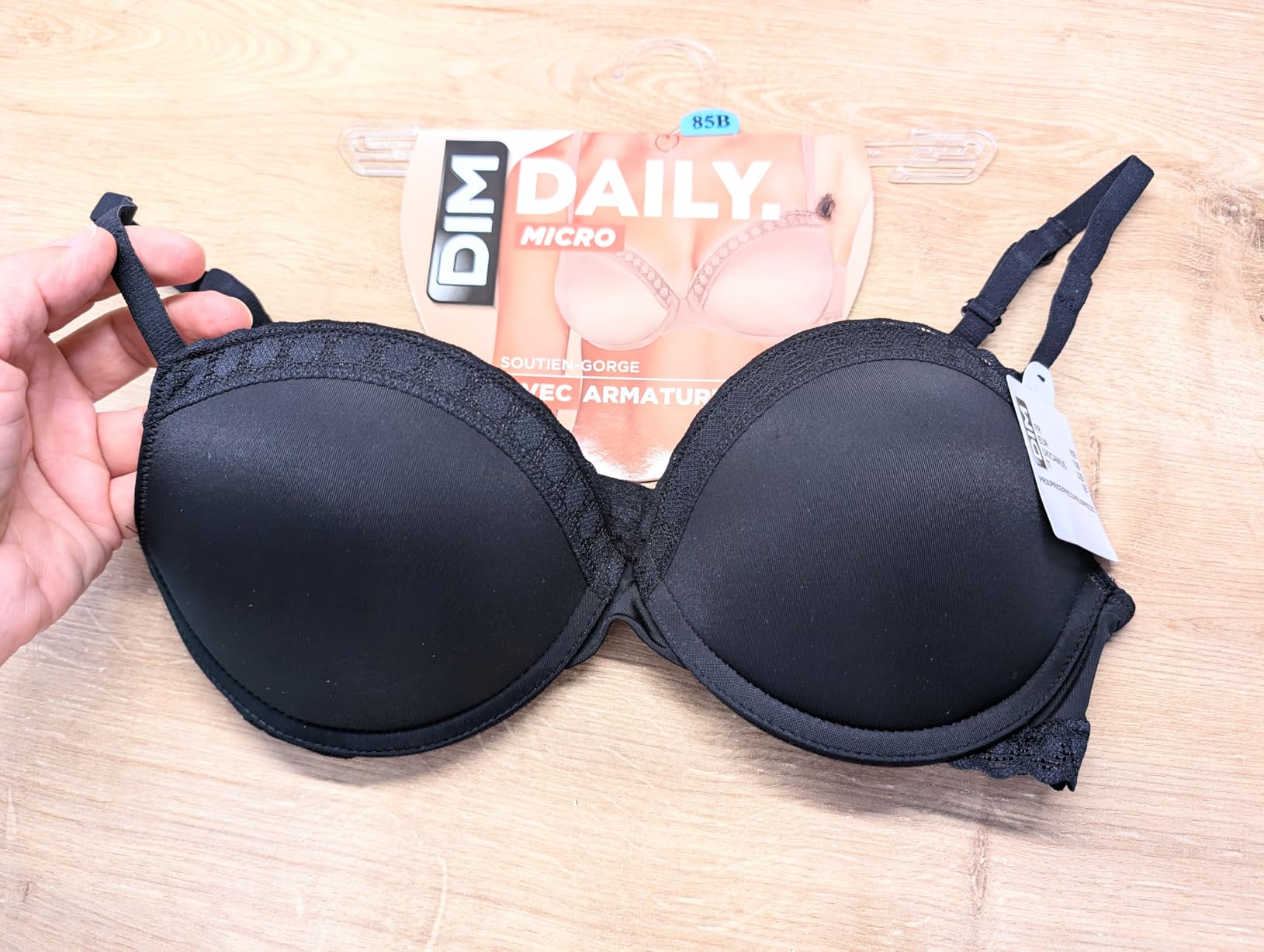 Dim Bra Reggiseno Donna Microfibra Femminile Accessibile Nero