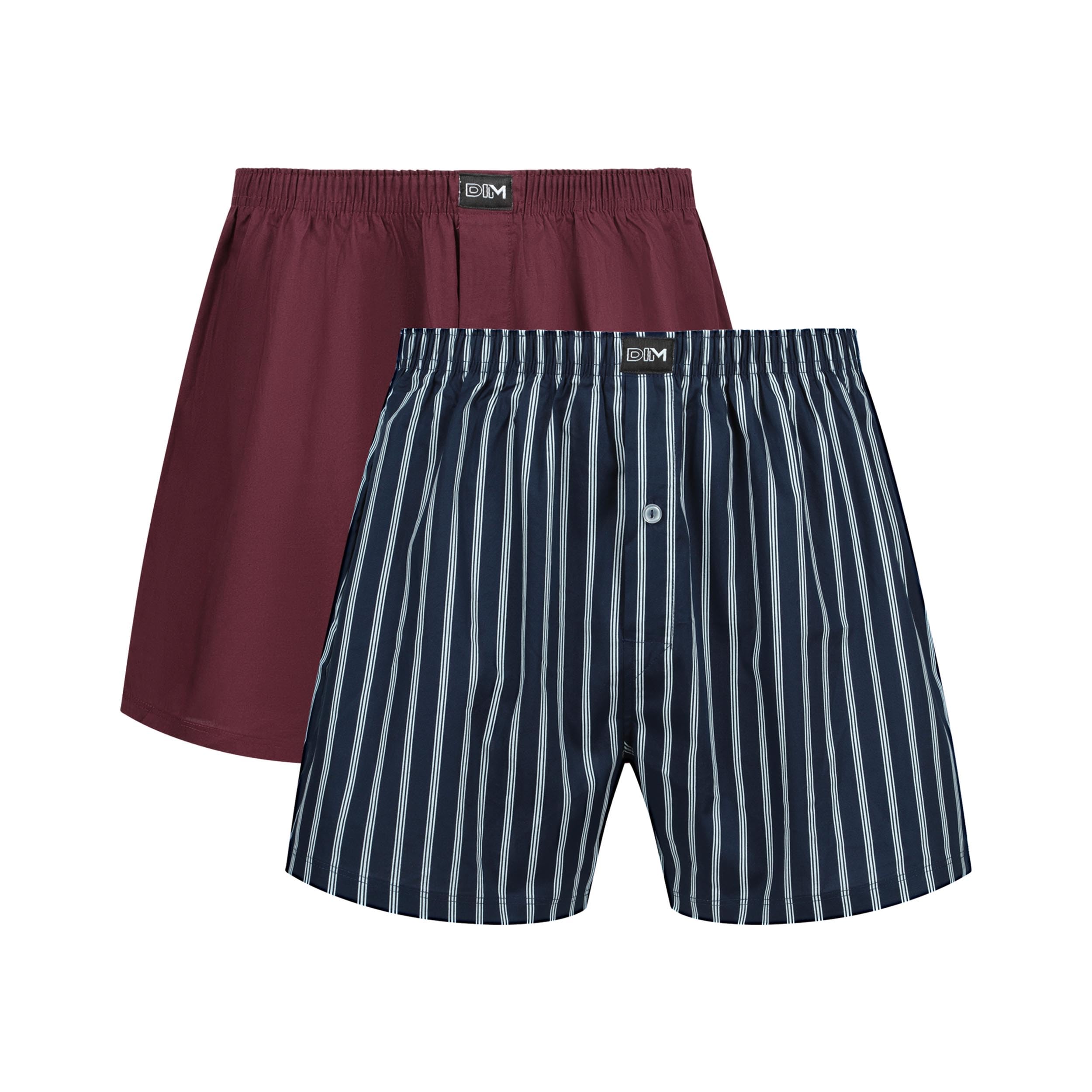 DIM Morbido Cotone boxer uomo elasticizzato fantasia 2P