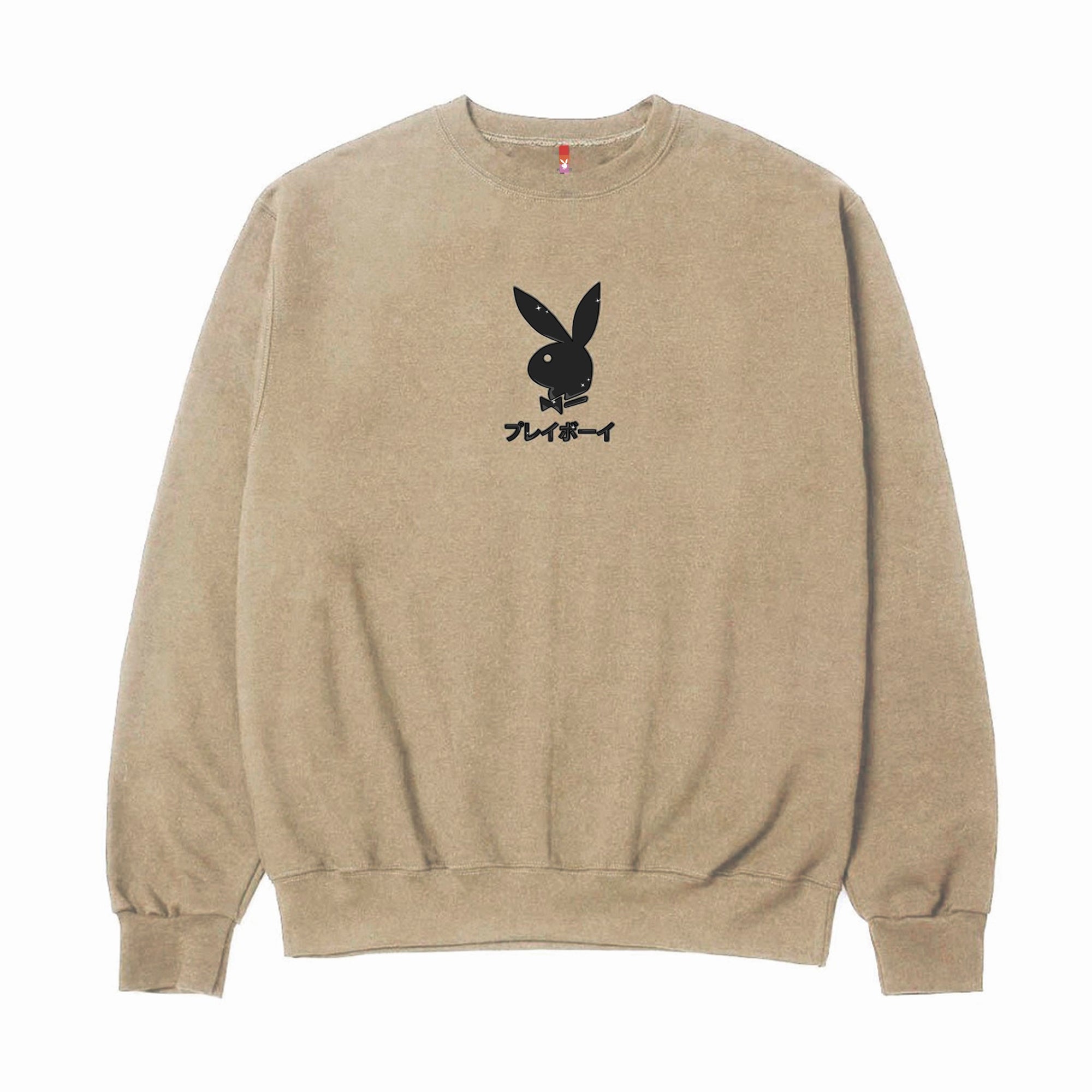 Playboy Ace of Spades felpa girocollo sabbia S