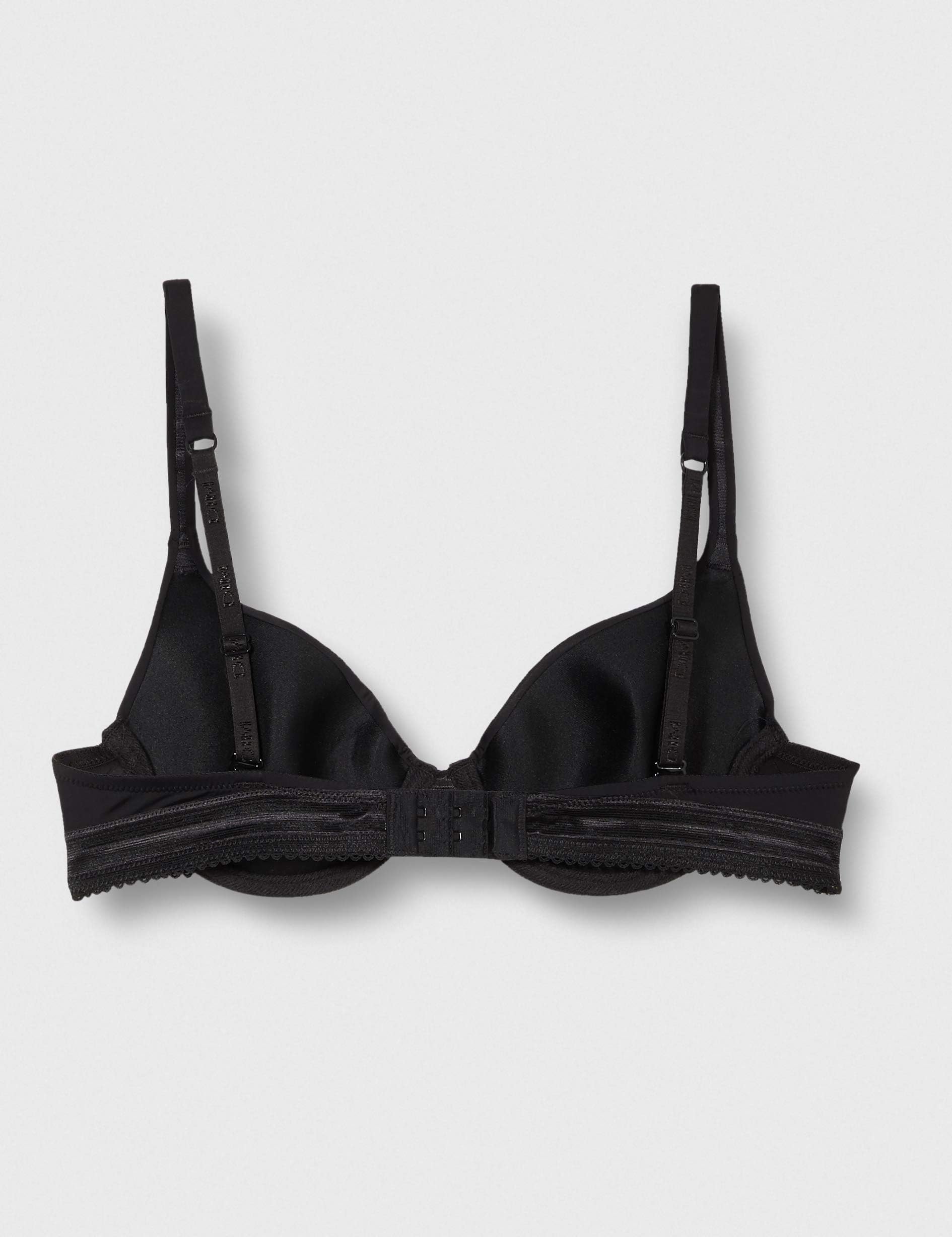 DIM Invisifree reggiseno push-up 3B nero mezza coppa