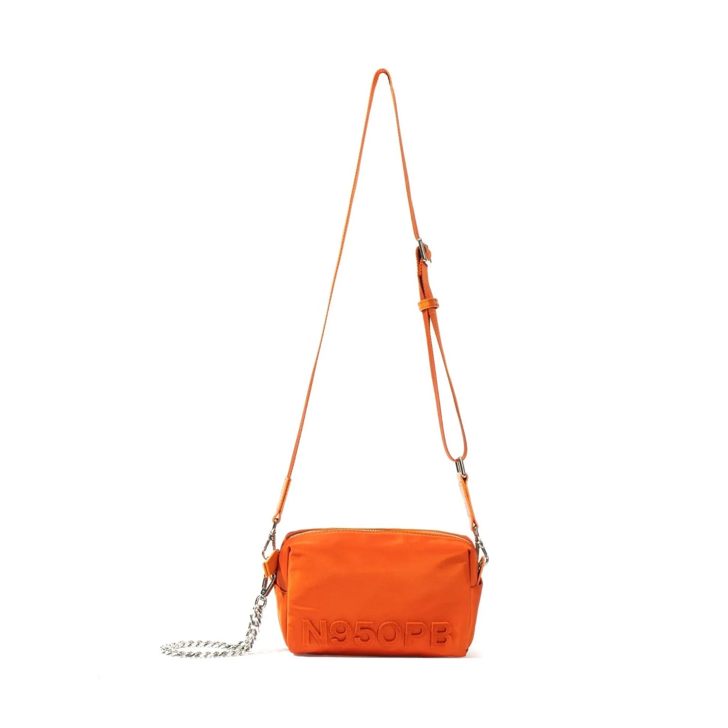 Playboy Nylon borsa tracolla verde oliva con catena