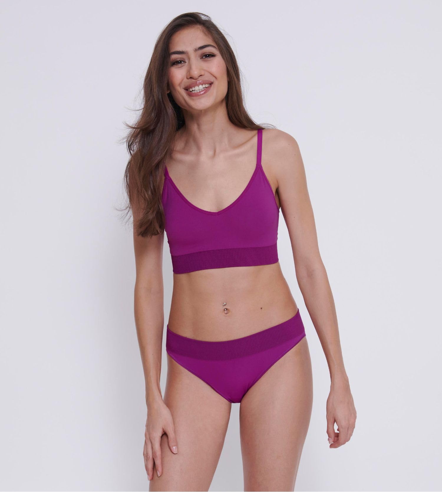Sloggi Ever Infused Aloe bralette donna viola pack singolo