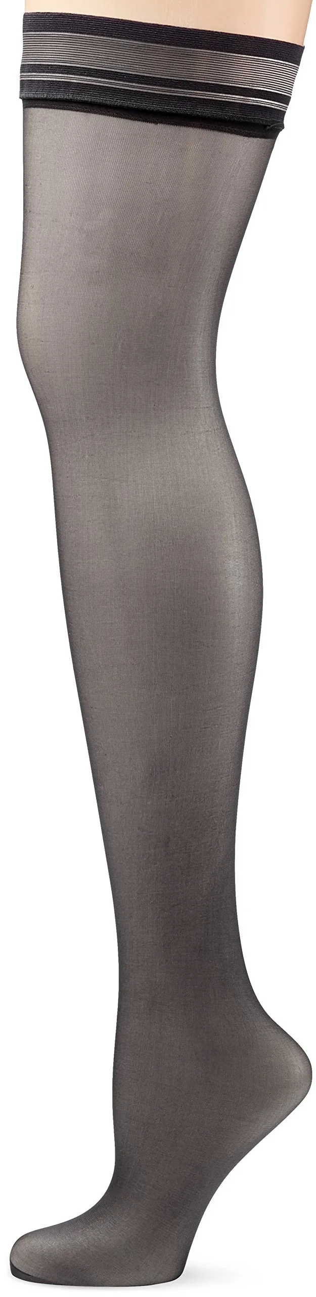 DIM Sexy autoreggenti donna S fascia silicone trasparenti