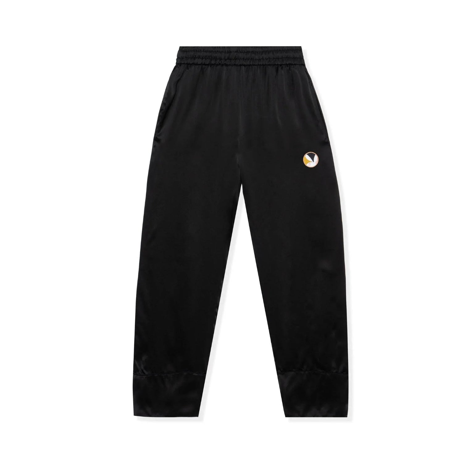 Playboy Silk Lounge pantaloni seta neri 100% gelso