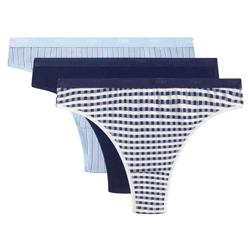 DIM Pockets perizoma donna x3 cotone S nero blu