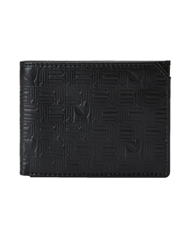 Playboy portafoglio uomo nero pelle RFID slim
