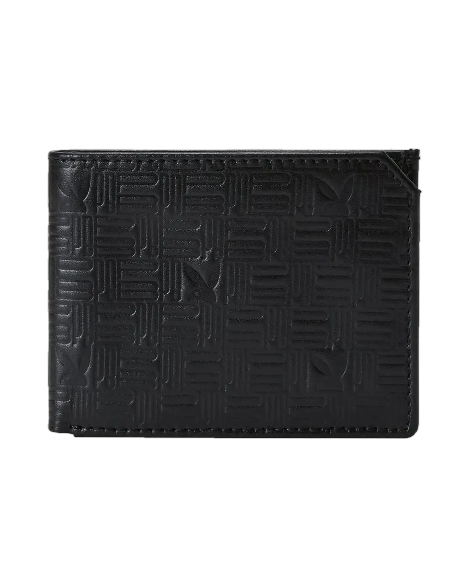 Playboy portafoglio uomo nero pelle RFID slim
