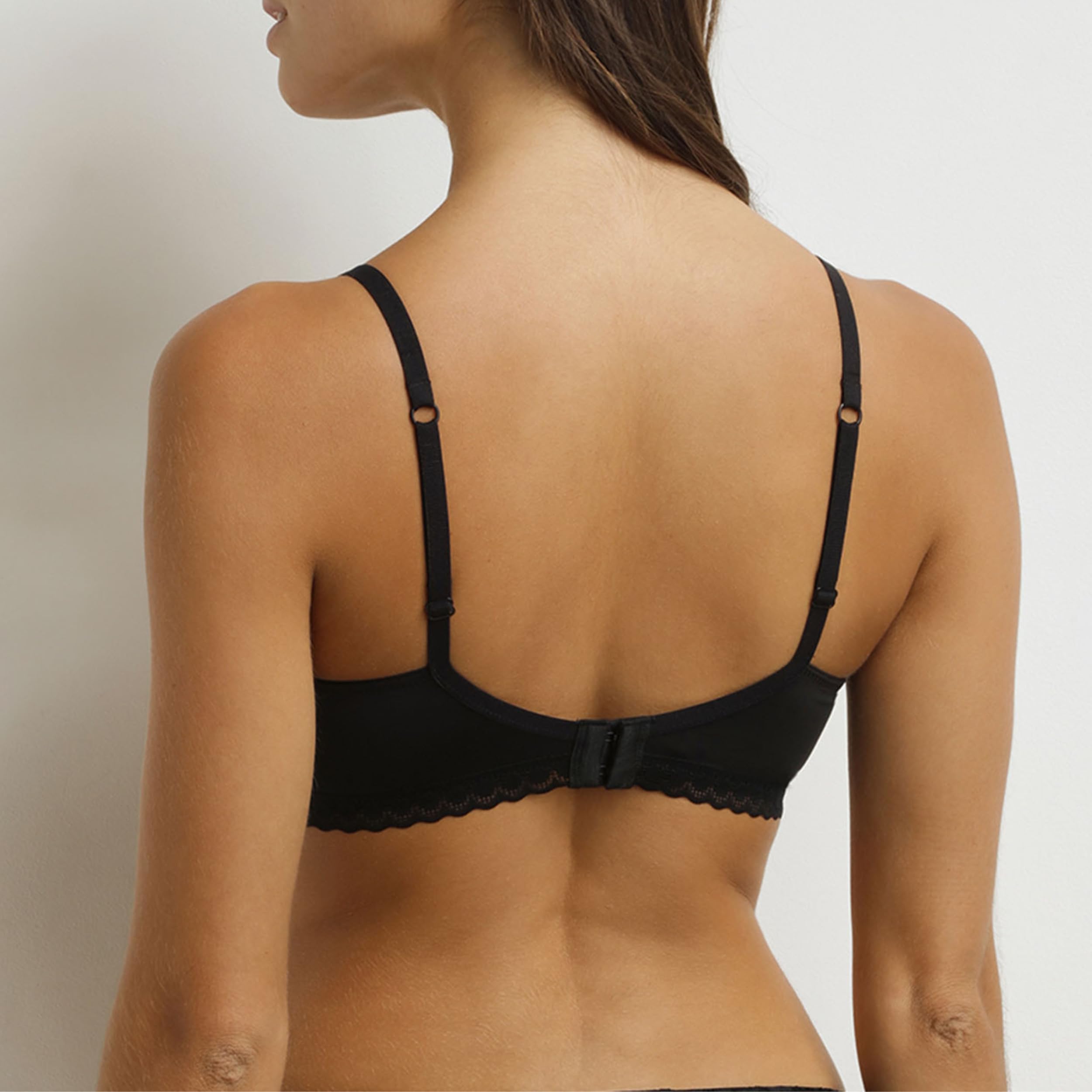 DIM ILY Micro reggiseno donna triangolo microfibra pizzo
