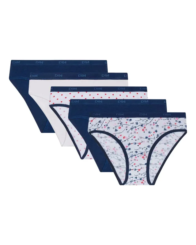DIM Slip Bambina Pacco da 5 Cotone Morbido
