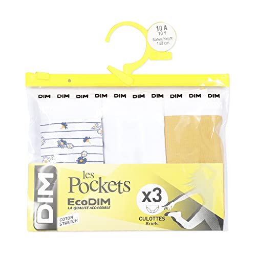 Dim Pocket Ecodim Daisy slip bambina cotone