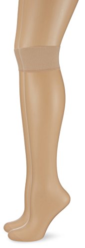 DIM Mes Essentiels Voile gambaletti donna x2 neri trasparenti