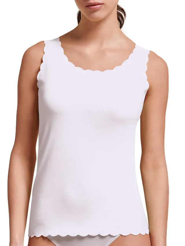 Egi 3132 canottiera donna bianco S-M cotone