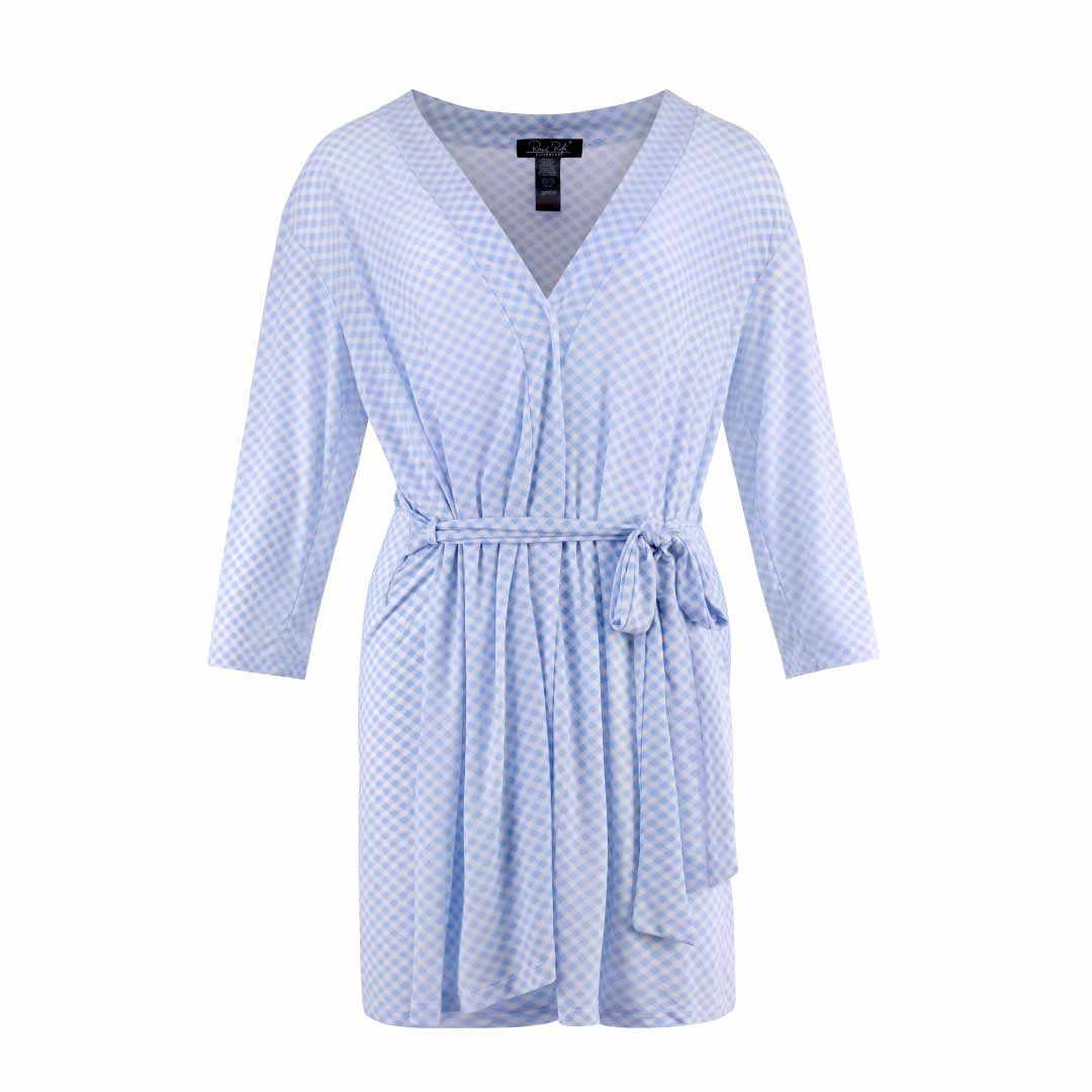 René Rofé Robe and Chemise sottoveste con vestaglia fantasia