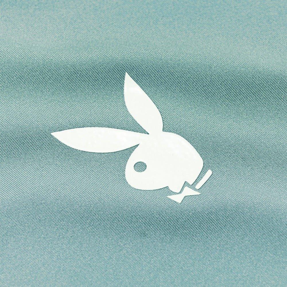 Playboy Active Square Neck crop top verde riciclato