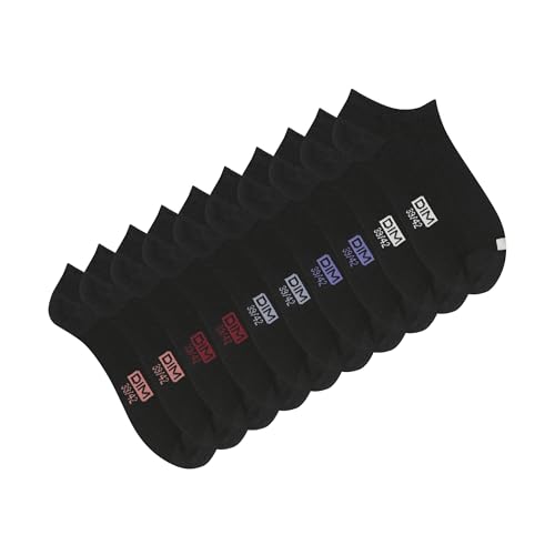DIM Ecodim calzini uomo x5 neri maglia fine