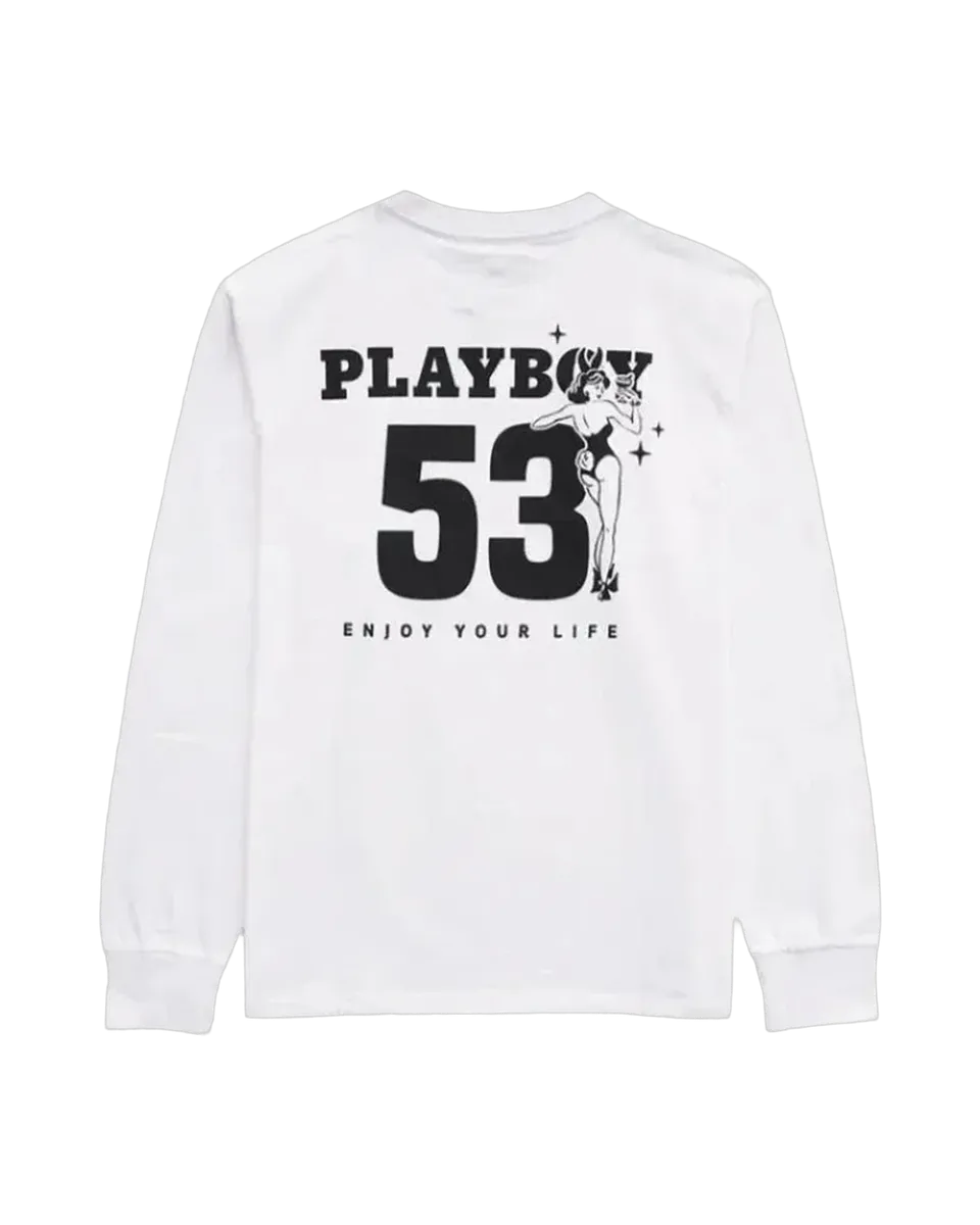 Playboy 53 maglia manica lunga unisex cotone