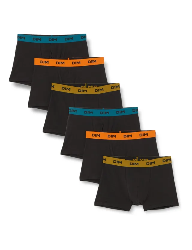 DIM Mix and Colors boxer uomo x6 S cotone elasticizzato