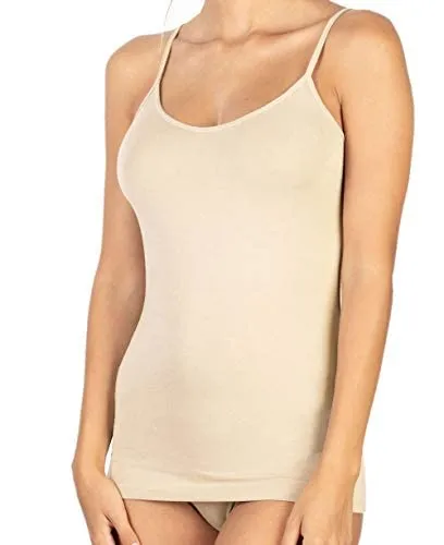 Egi Canotta Donna Spalline Sottili Cotone Modal Corda S
