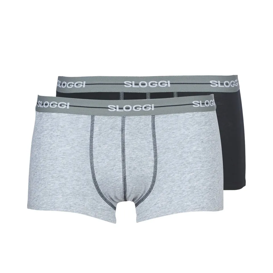 Sloggi Start Hipster slip uomo 2 pezzi nero cotone