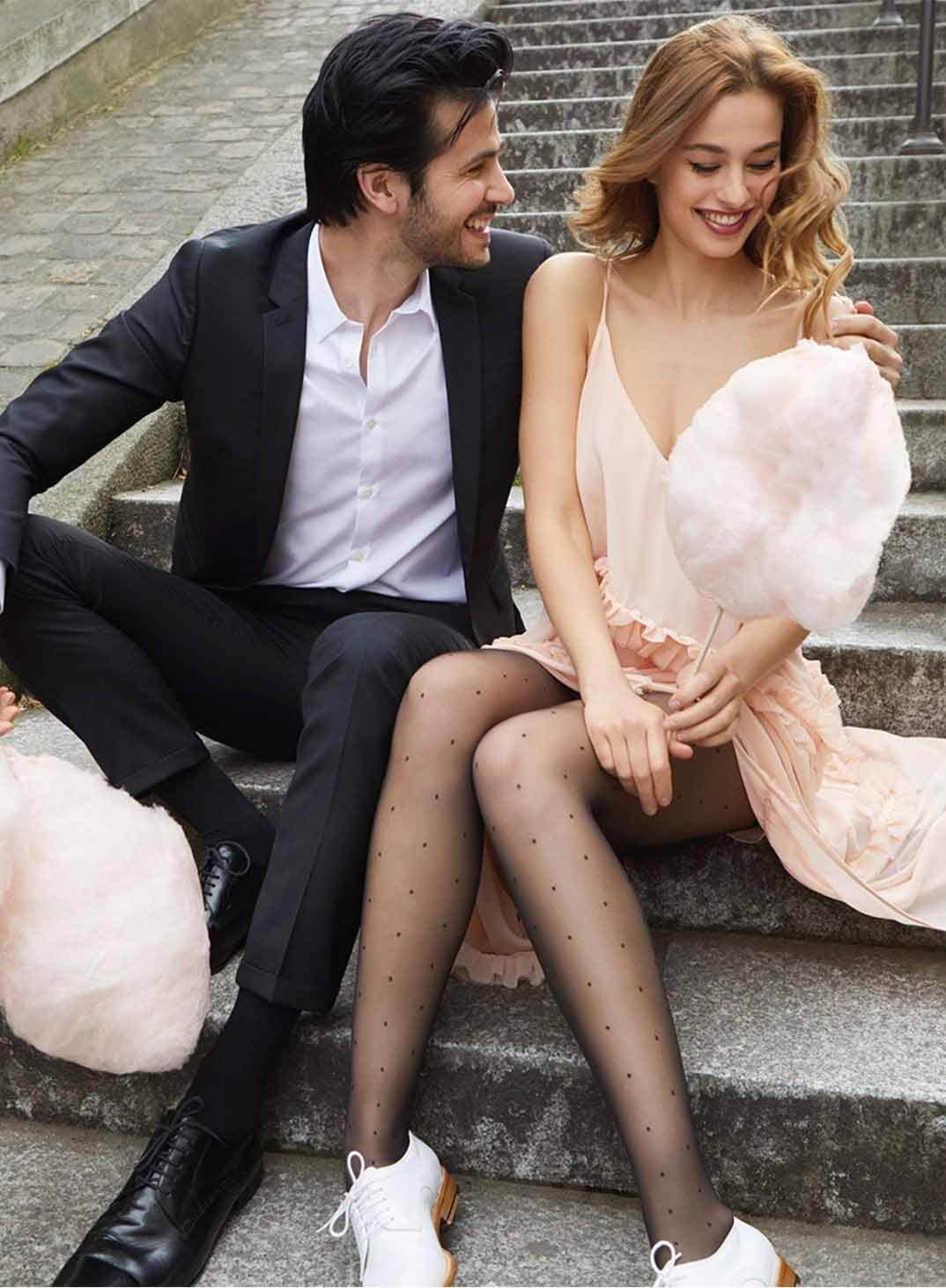 DIM collant donna S-M effetto satinato