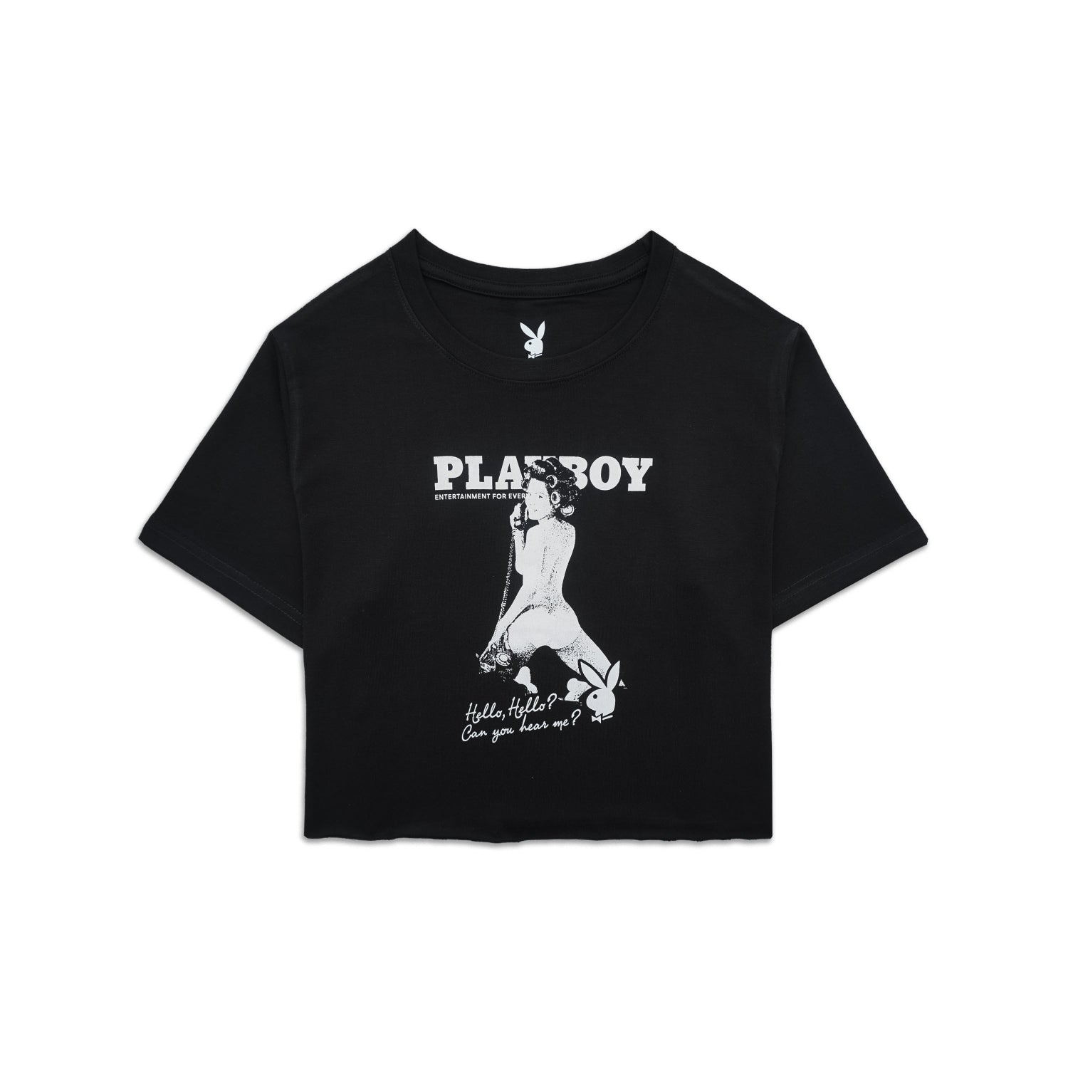 Playboy Seduction Cropped Tee t-shirt crop cotone
