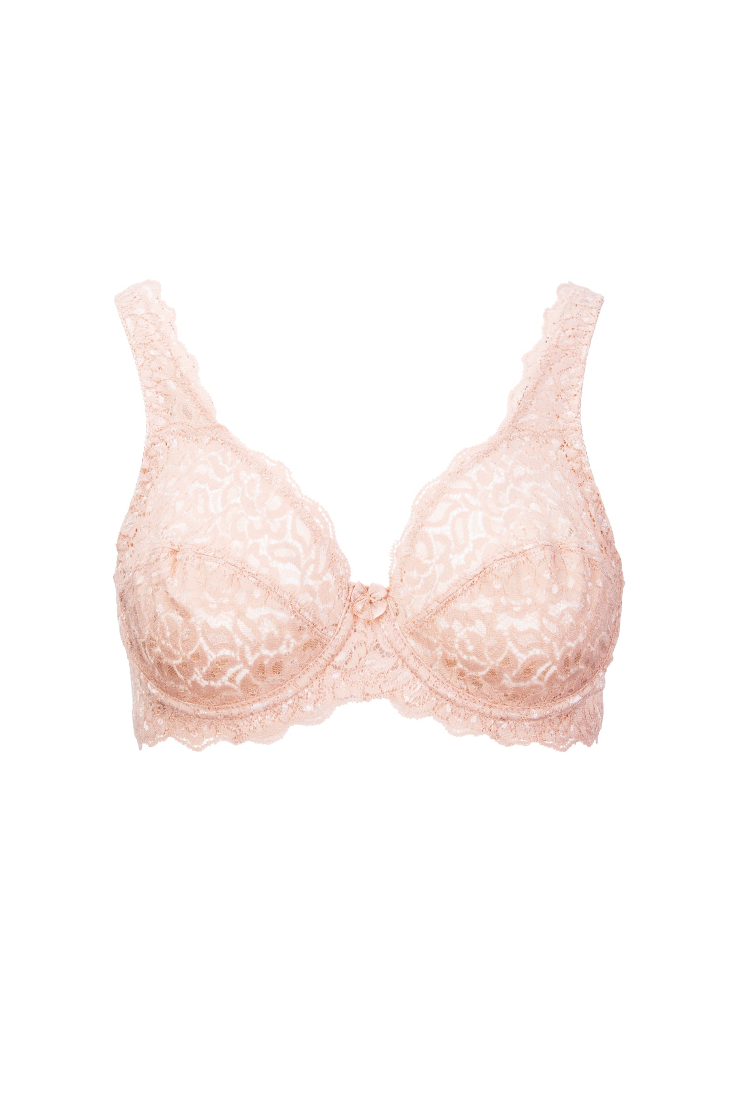 René Rofé Stretch Lace Reggiseno Non Imbottito 2 Pezzi 36B Nero
