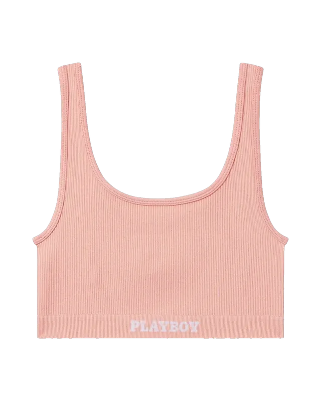 Playboy Sports Bra reggiseno sportivo pesca S