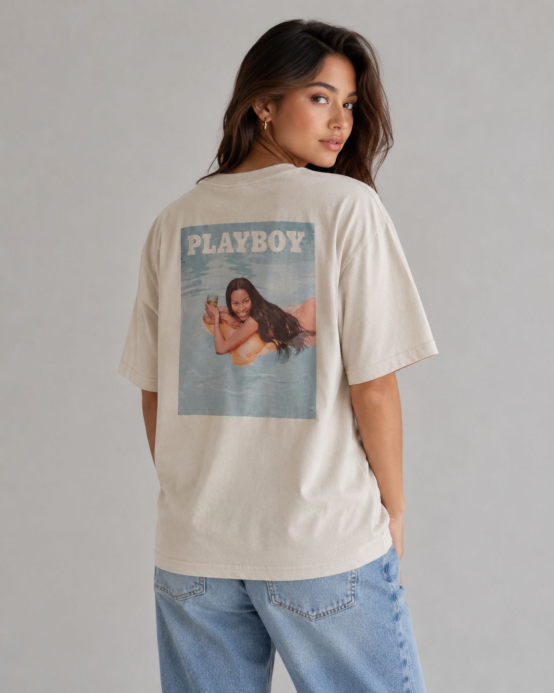 Playboy EW2016 Cover maglietta gialla cotone
