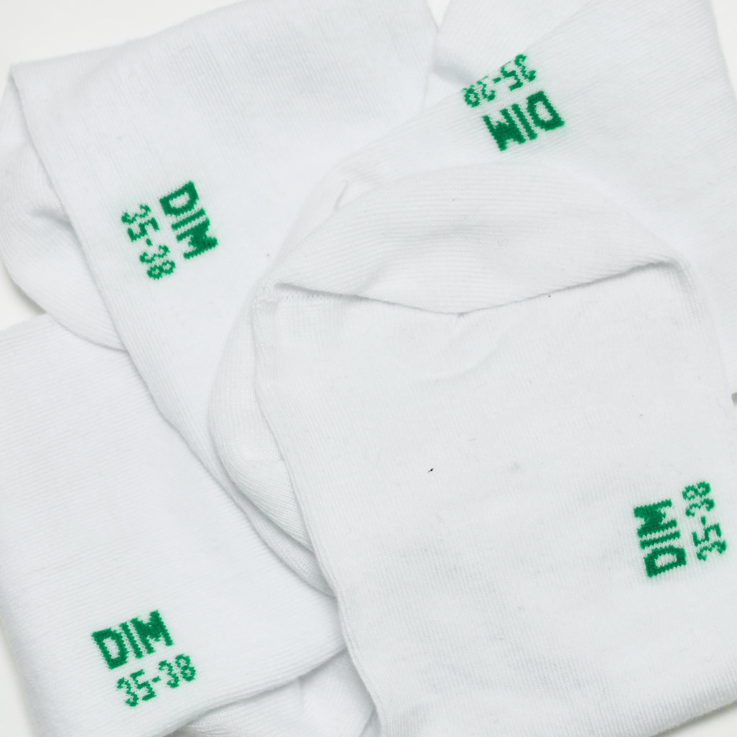 DIM Good Socks calze donna x2 bianco 35-38 cotone