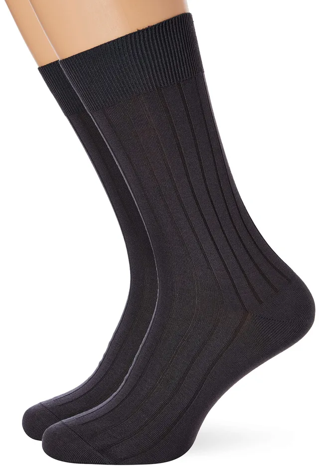 DIM Filo di Scozia calze uomo cotone pacco 2 eleganti