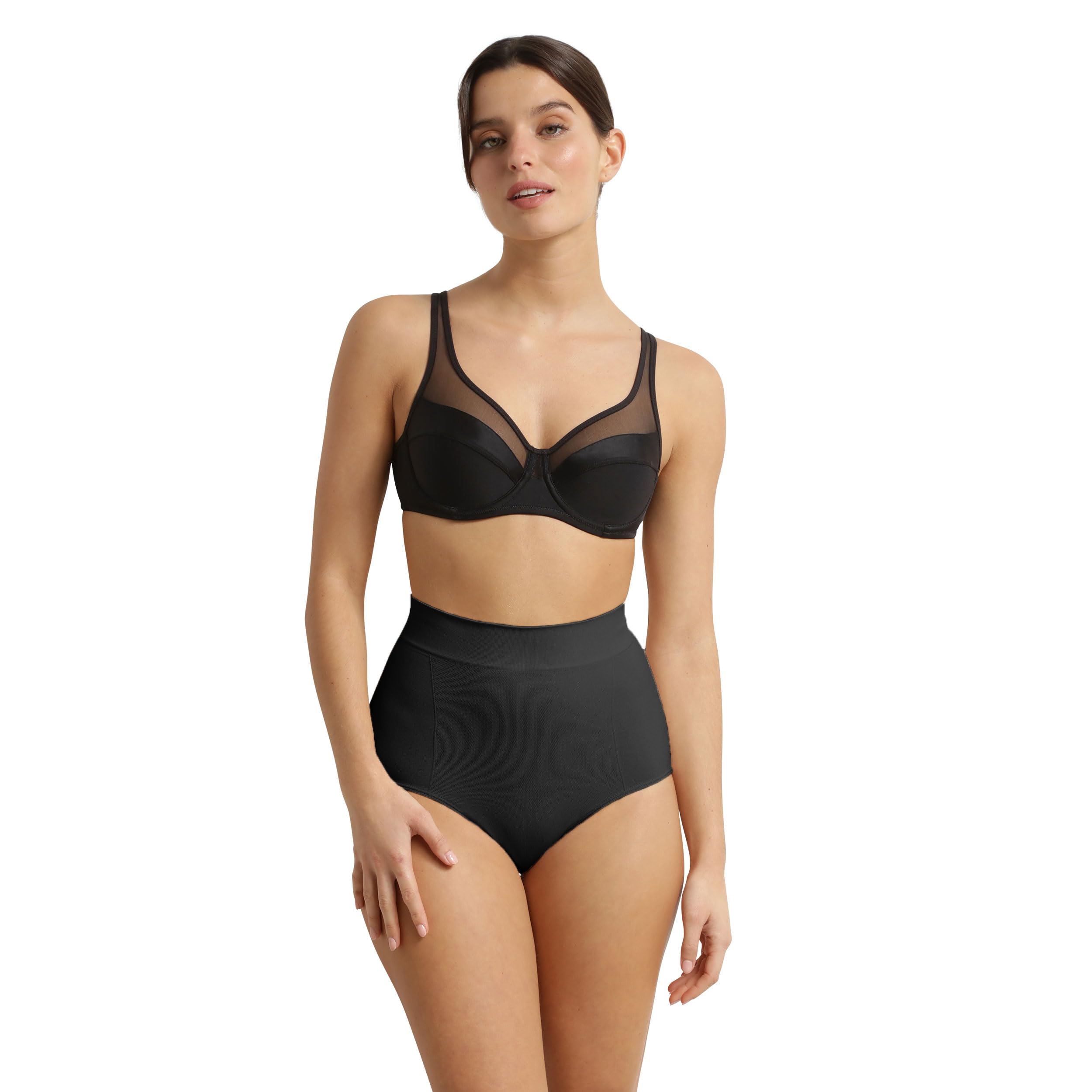 DIM Seconde Peau Slip Donna S nero modellante