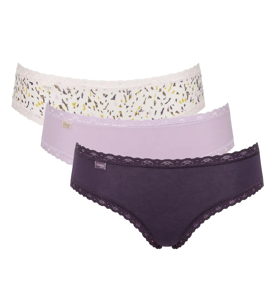 sloggi 24/7 Weekend Hipster slip donna 3 pezzi cotone