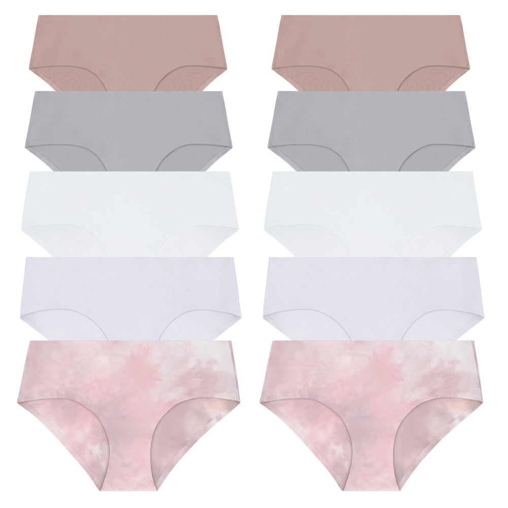 René Rofé 10 Pack No Show Hipsters slip 10 pezzi seamless