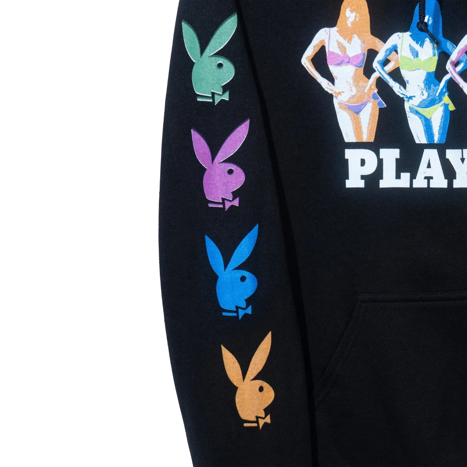 Playboy Miki Hamano Bunny felpa nera cotone unisex