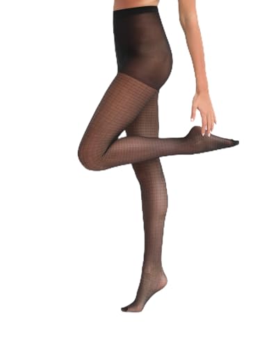DIM Style Collant Donna Velato Fantasia Moda