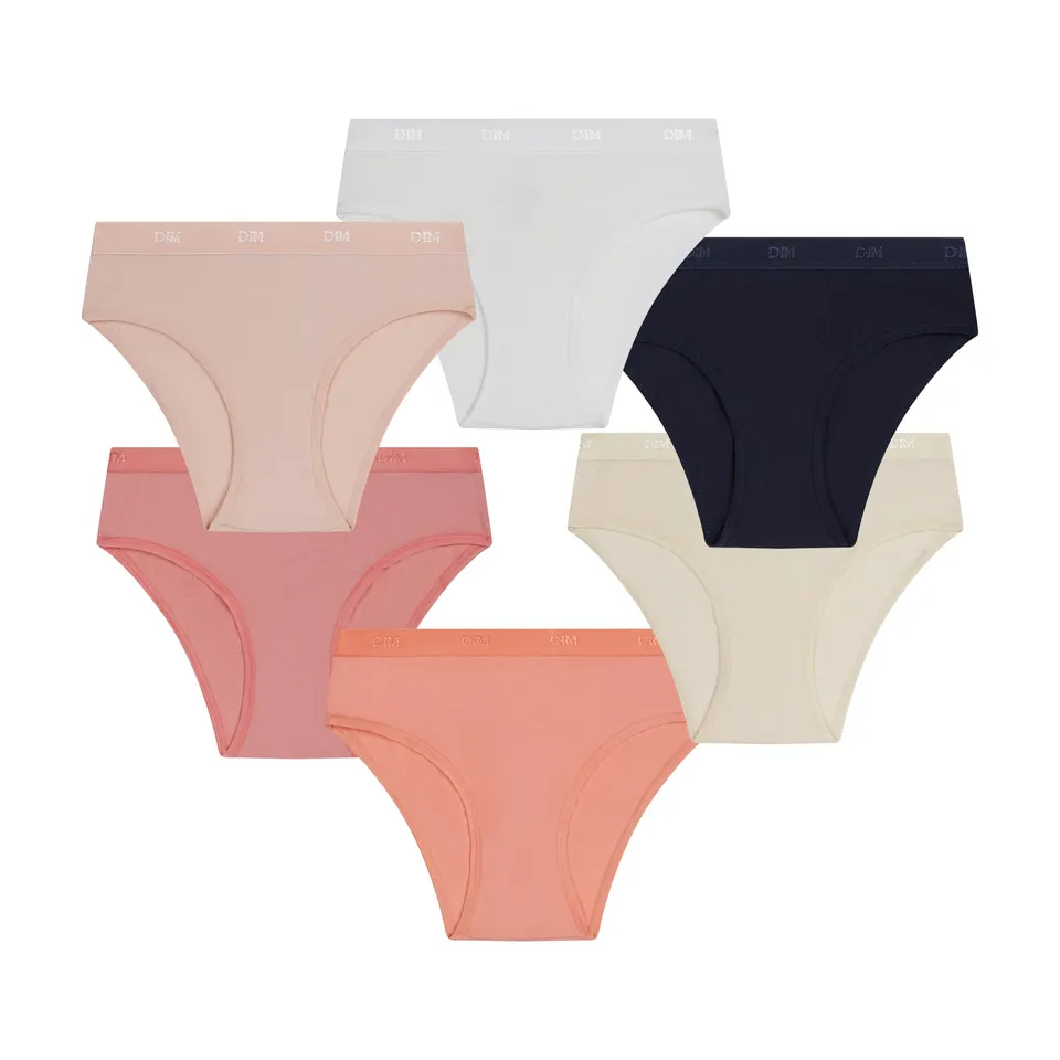 DIM Les Pockets Ecodim Slip Bambina 16 Anni x6