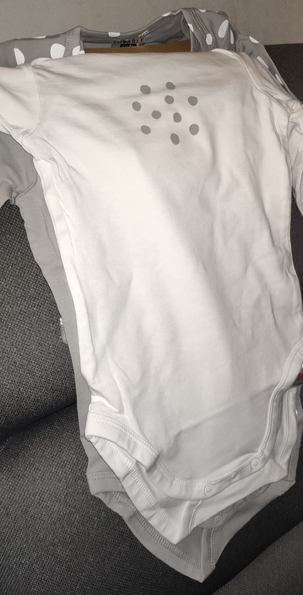 DIM Baby body neonato manica lunga cotone bio