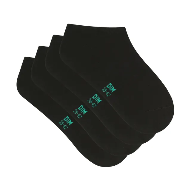 DIM Good Socks calzini uomo neri 2 paia cotone morbido
