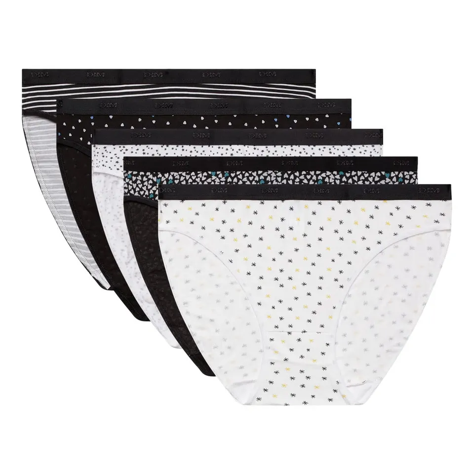 DIM Les Pockets mutandine cotone donna pacco 5