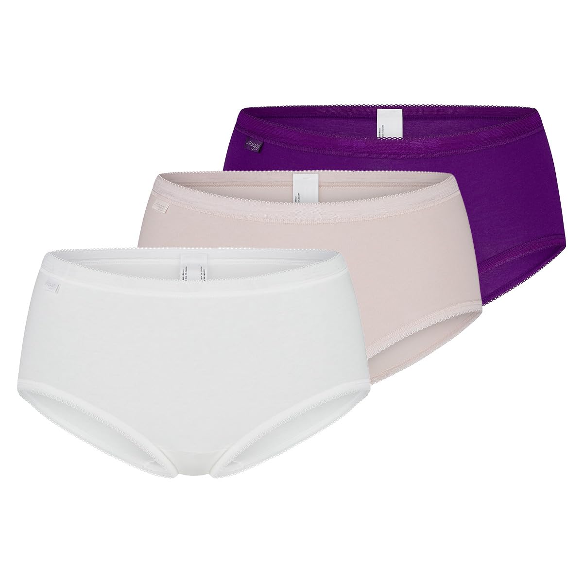Sloggi Basic Plus Midi Slip Donna x3 Cotone Morbido