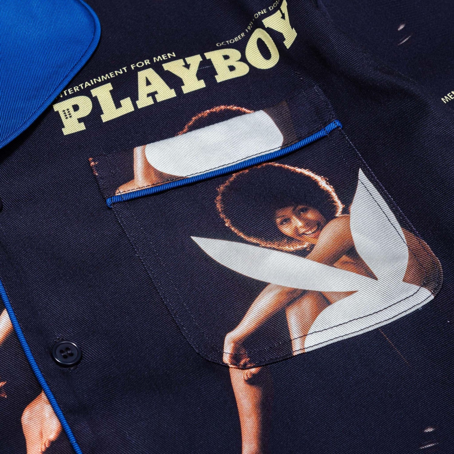 Playboy x Soulland October 1971 camicia uomo Tencel