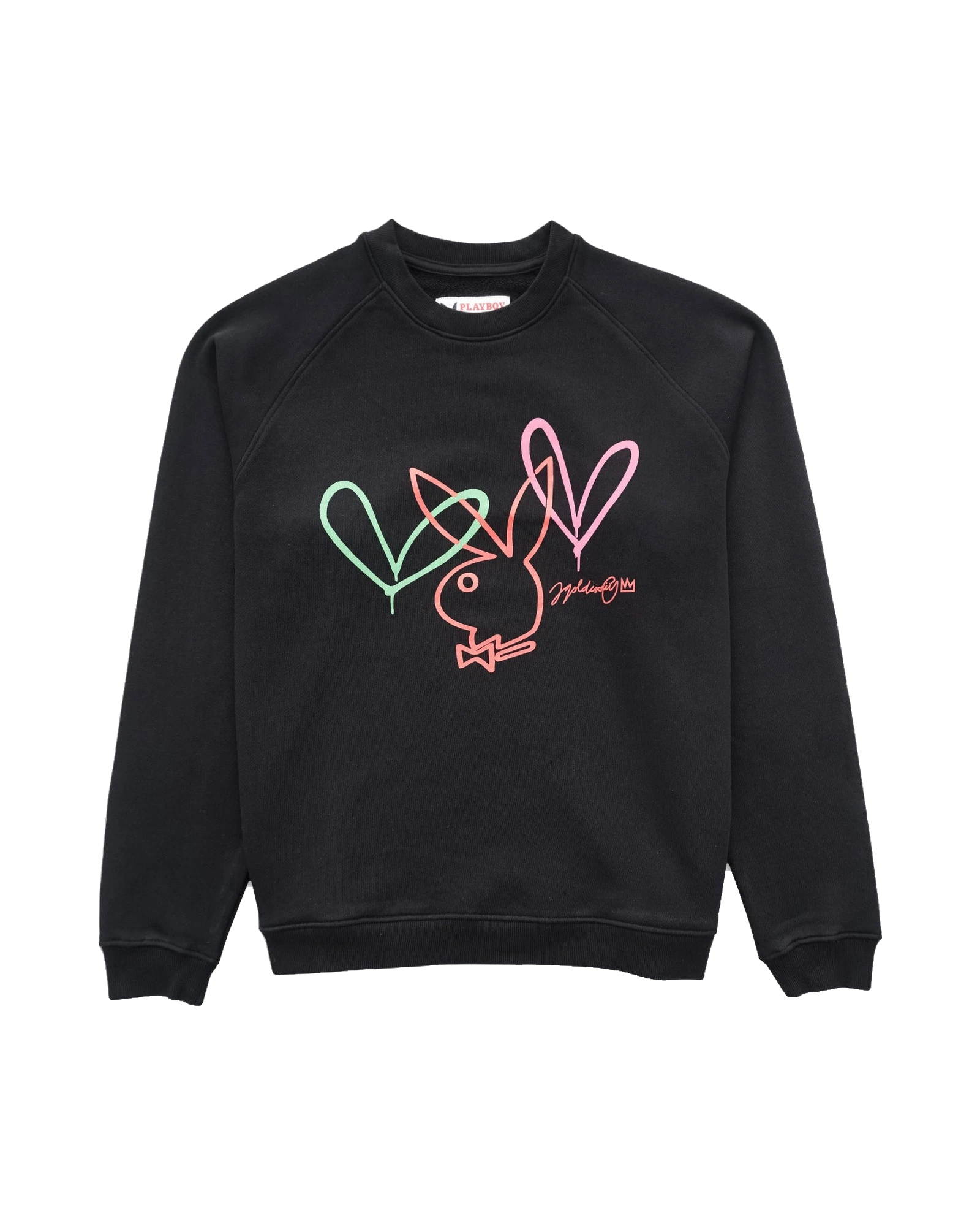 Playboy x JGC Love Bunny felpa unisex nera